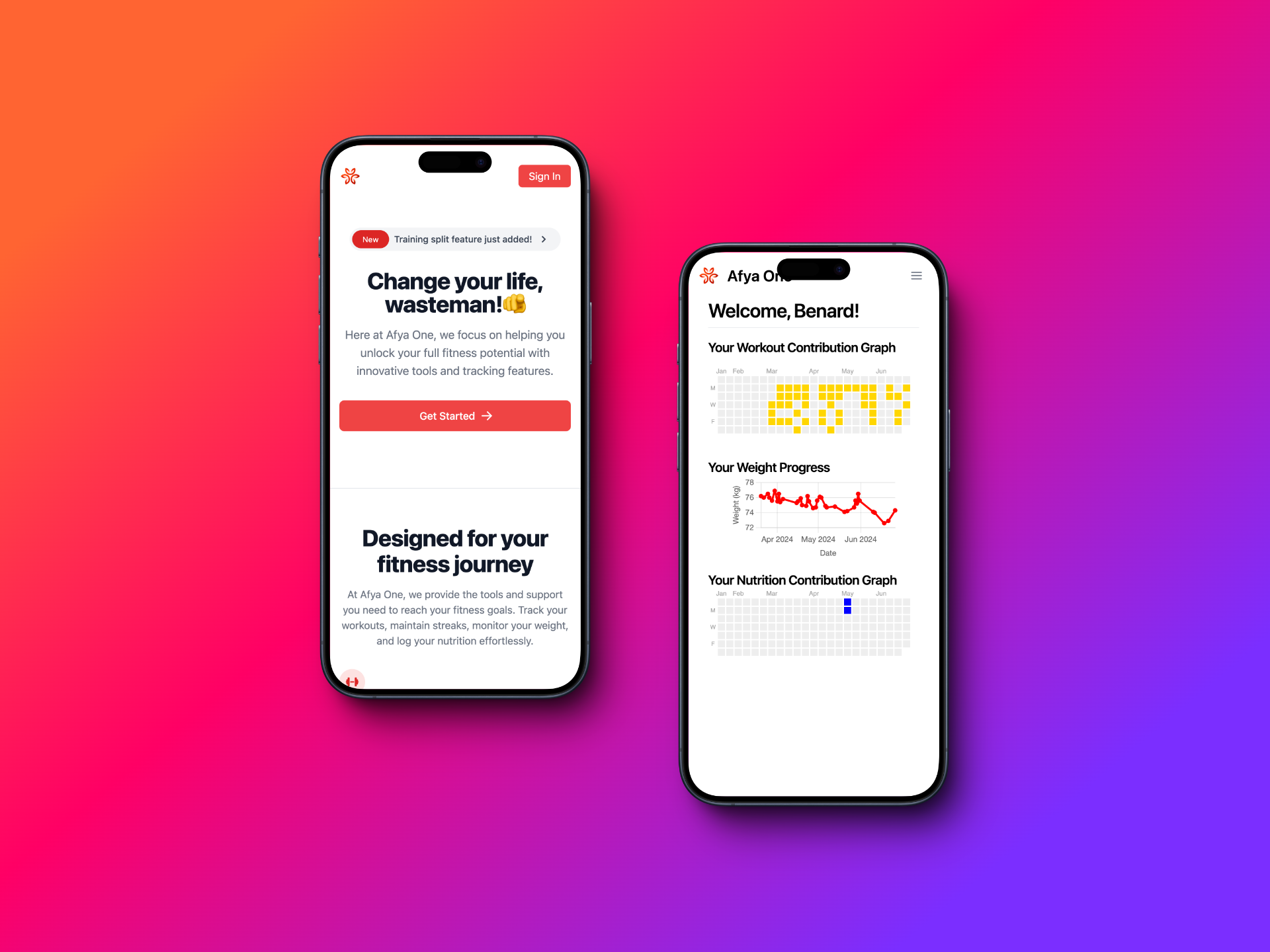 Screenshot Afya 1 website